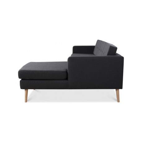Novelty ch. sofa højrevendt - Koksgrå Inari 95