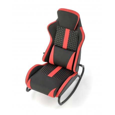 GAMER stol, Sort/rød