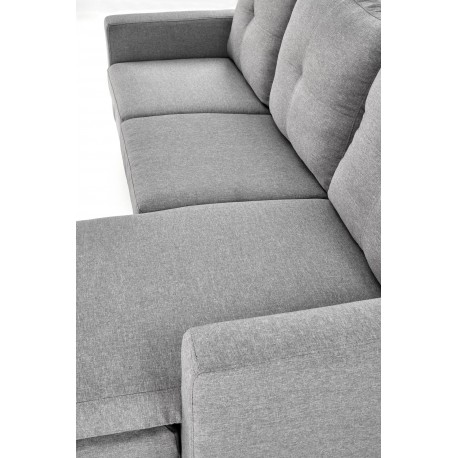 GERSON sofa med skammel, - Grå