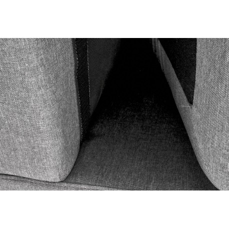 GERSON sofa med skammel, - Grå
