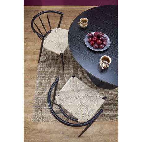 GINTER Rundt Bord, Sort