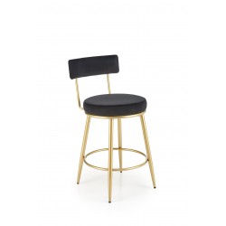 H115 Barstol, Sort/guld