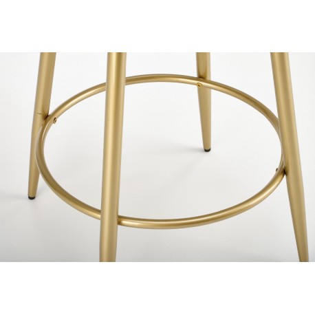 H115 Barstol, Sort/guld