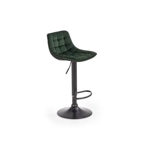 H95 Barstol - Mørkegrøn Velour