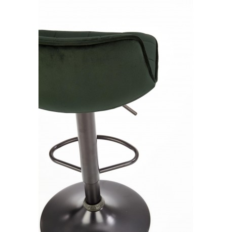 H95 Barstol - Mørkegrøn Velour