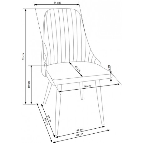 K285 Spisebordsstol lyseGrå