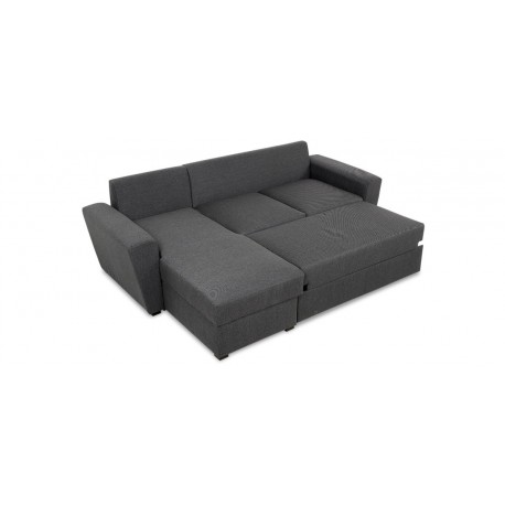 Canape Deluxe vendbar chaiselong sovesofa - Pocket fjedring