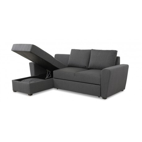 Canape Deluxe vendbar chaiselong sovesofa - Pocket fjedring