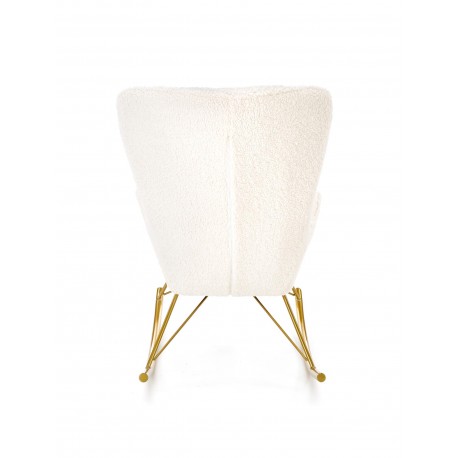 LIBERTO fritidslænestol Creme/guld