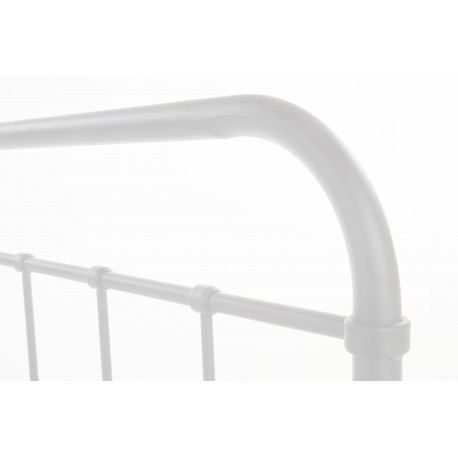 LINA 120x200 metalseng - Hvid