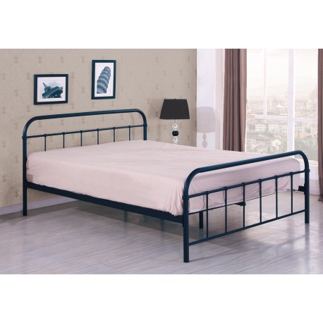 LINA 120x200 Metalseng - Sort