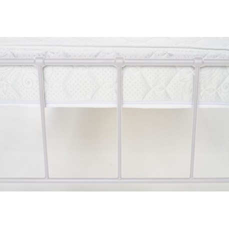 LINA 90x200 metalseng - Hvid