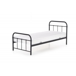 LINA 90x200 Metalseng - Sort
