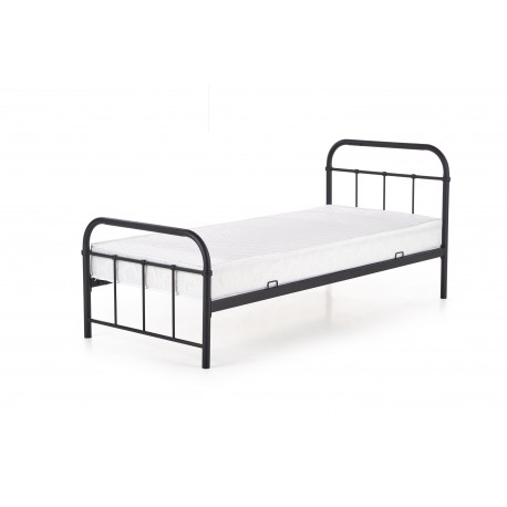 LINA 90x200 Metalseng - Sort