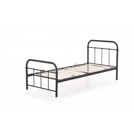 LINA 90x200 Metalseng - Sort