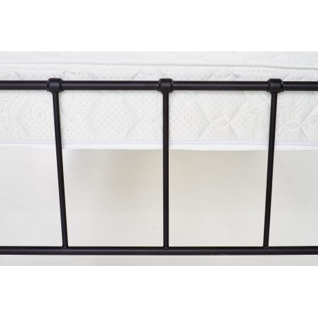 LINA 90x200 Metalseng - Sort