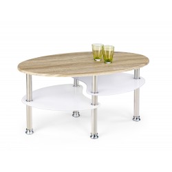 MEDEA sofabord 90cm - Sonoma eg./ekstra Hvid