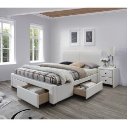 MODENA II 160x200 send med skuffer - Hvid