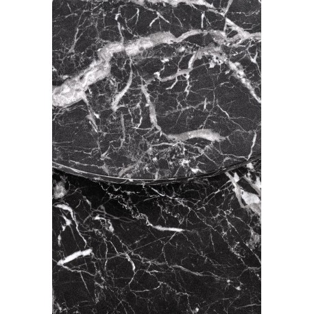 OREO sæt af to sofaborde - Sort marmor / sort