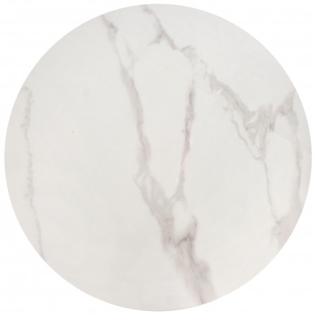 OSARIO sofabord, Hvid marmor / Hvid