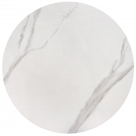 OSARIO sofabord, Hvid marmor / Hvid