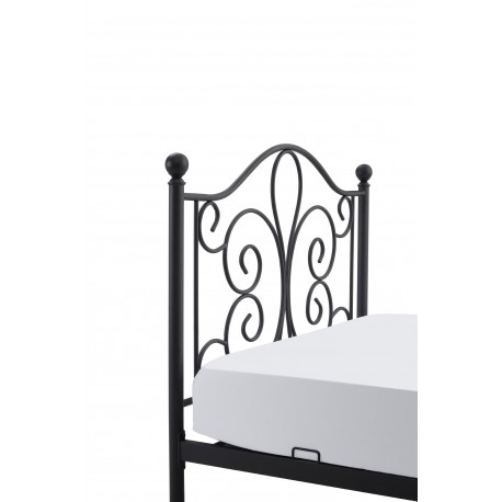 PANAMA Metalseng 120x200cm - Sort