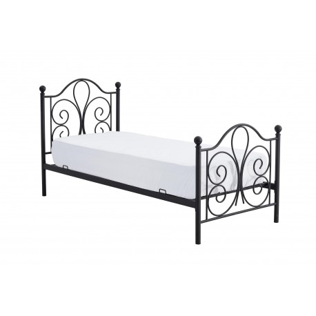 PANAMA metalseng 90x200cm - Sort