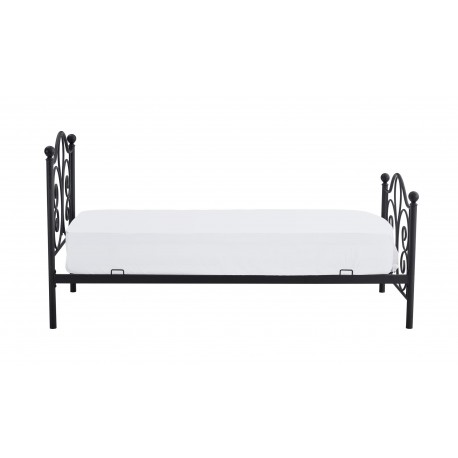 PANAMA metalseng 90x200cm - Sort