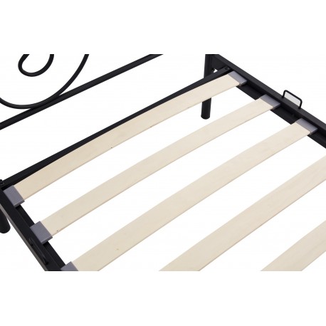 PANAMA metalseng 90x200cm - Sort