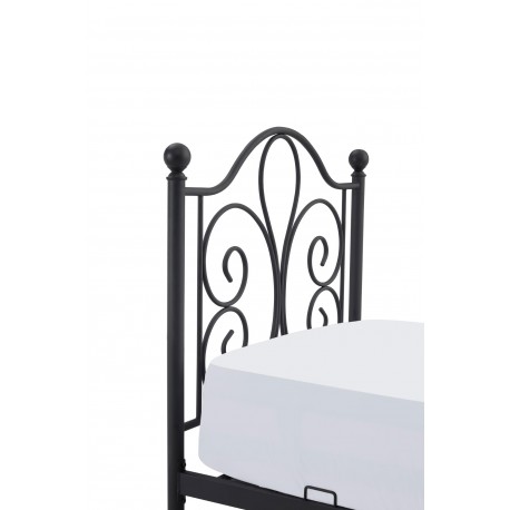 PANAMA metalseng 90x200cm - Sort