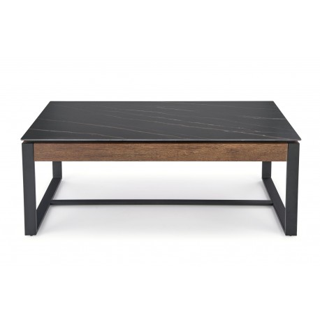 RAMONA sofabord 121 cm - Sort / Valnød