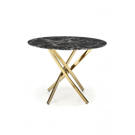 RAYMOND 2 bord, Sort marmor / guld