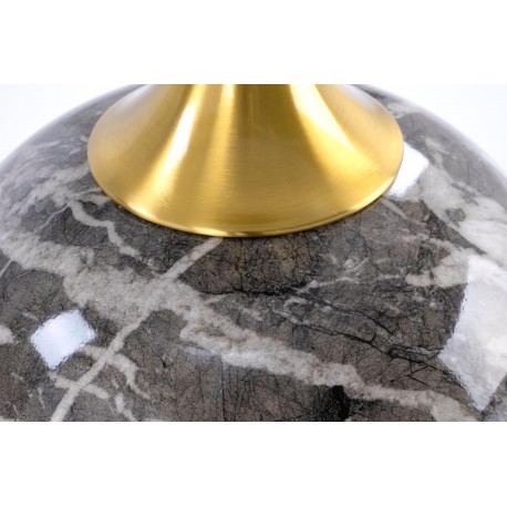 ROSA sofabord, Hvid marmor / Grå marmor / guld