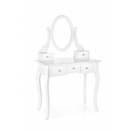 SARA kommodekonsol med skammel, Hvid mat