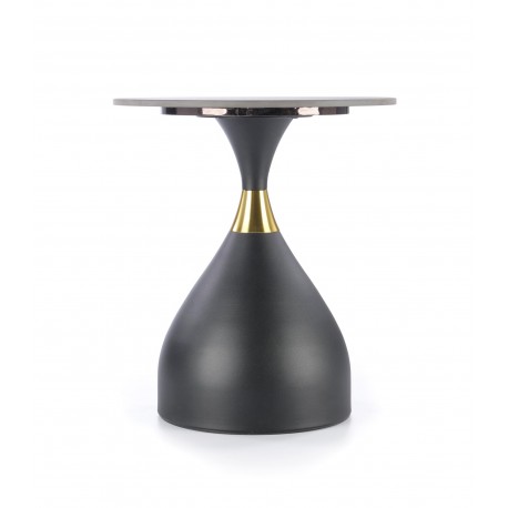 SCALITA sofabord, Sort marmor / Sort / guld