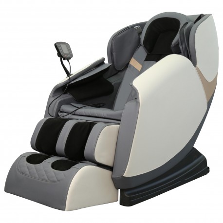 SOLARIA massagestol / varmefunktion / farver: Creme / Grå / guld