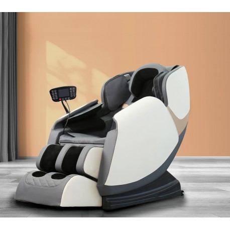 SOLARIA massagestol / varmefunktion / farver: Creme / Grå / guld