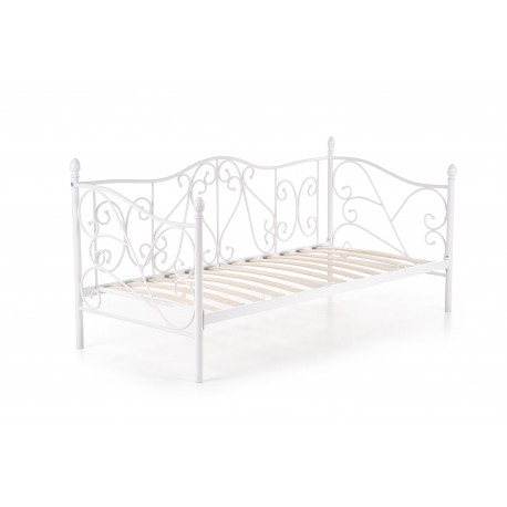 SUMATRA metalseng 90x200cm - Hvid