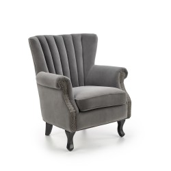 TITAN hvilestol Grå Velour
