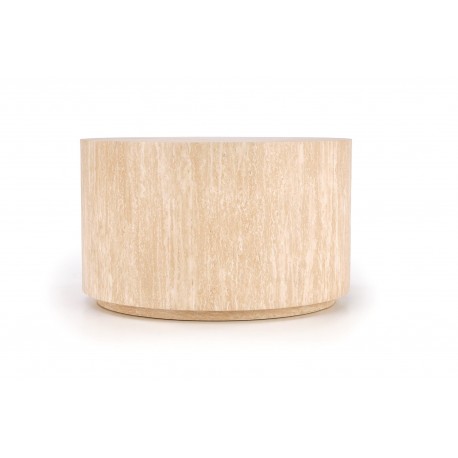 TRAVERTINO OKR?G?A sofabord, travertin