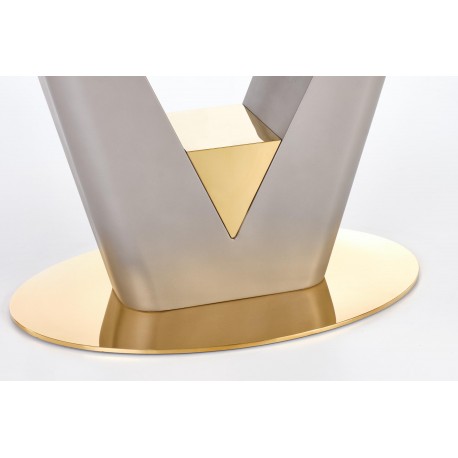 VALENTINO bord lys Grå/guld