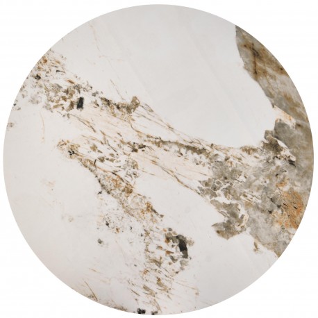 VENUS 2 sofabord, Hvid marmor / guld