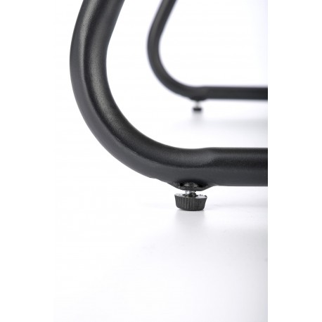 WHISPER lounge stol, Sort/Naturlig