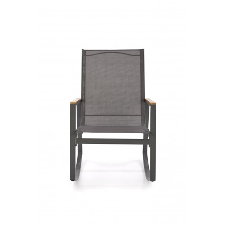 ZLATAN havestol, - d.MørkeGrå / l.lyseGrå