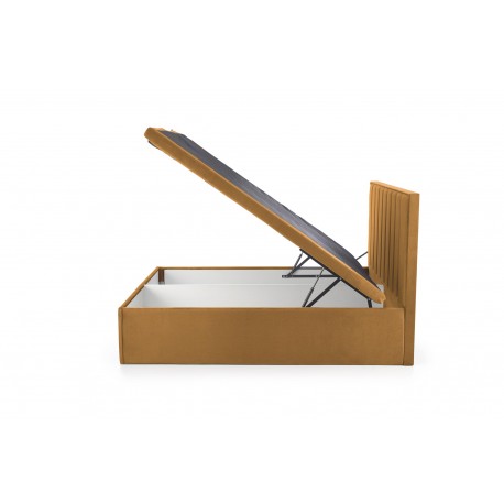 ASENTO 160x200 seng - Sennepsfarvet