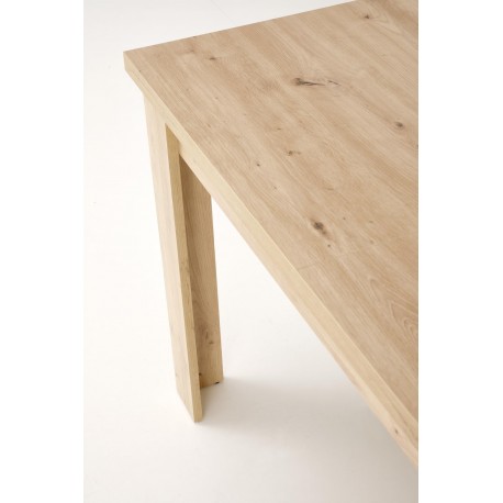 BAGIO Spisebord 120-160 cm med udtræk - Håndværksmæssig eg