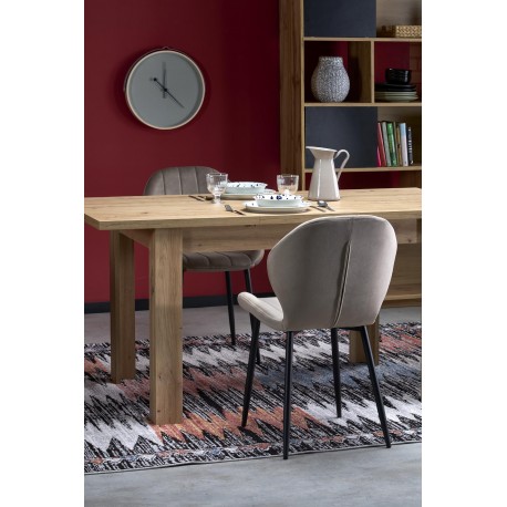 BAGIO Spisebord 120-160 cm med udtræk - Håndværksmæssig eg