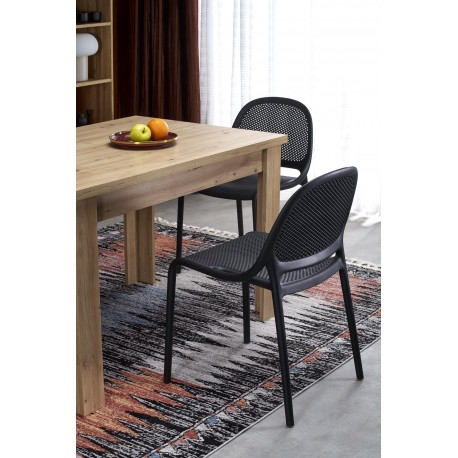 BAGIO Spisebord 120-160 cm med udtræk - Håndværksmæssig eg