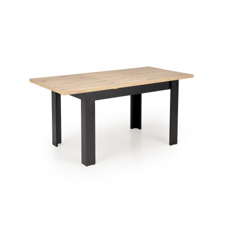 BAGIO Spisebord med udtræk, Artisan Eg / Sort