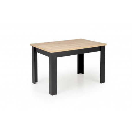 BAGIO Spisebord med udtræk, Artisan Eg / Sort